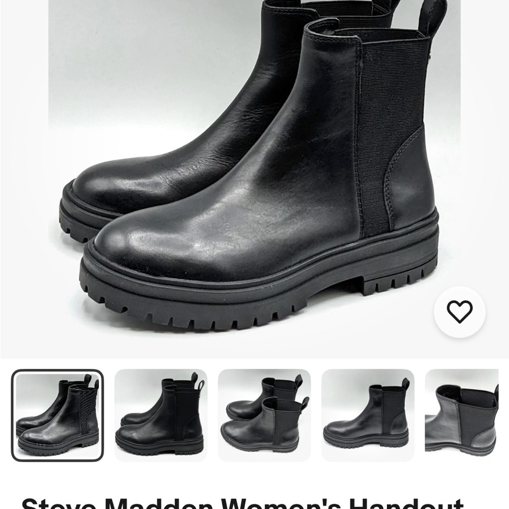 Steve Madden Women's Black Ankle Boots